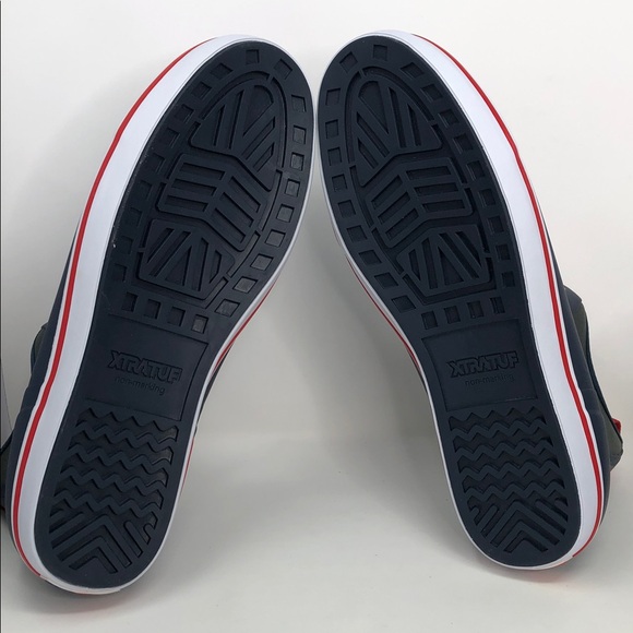 XtraTuf Ankle Rubber Deck Navy Red 22733 Men’s Waterproof Boots - Size 12 main image 5
